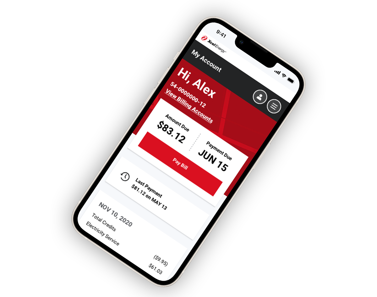 Mobile App Billing & Payment Xcel Energy